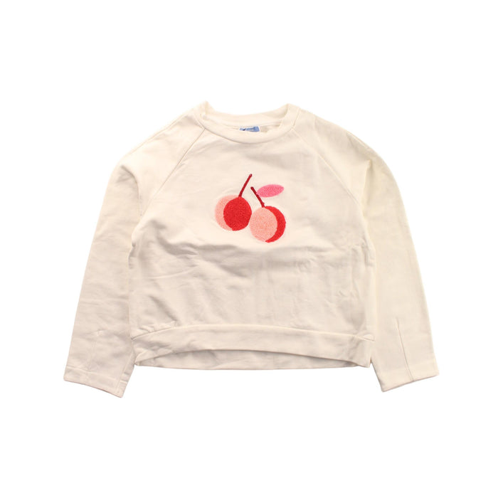 A White Long Sleeve Tops from Jacadi in size 8Y for girl. (Front View)