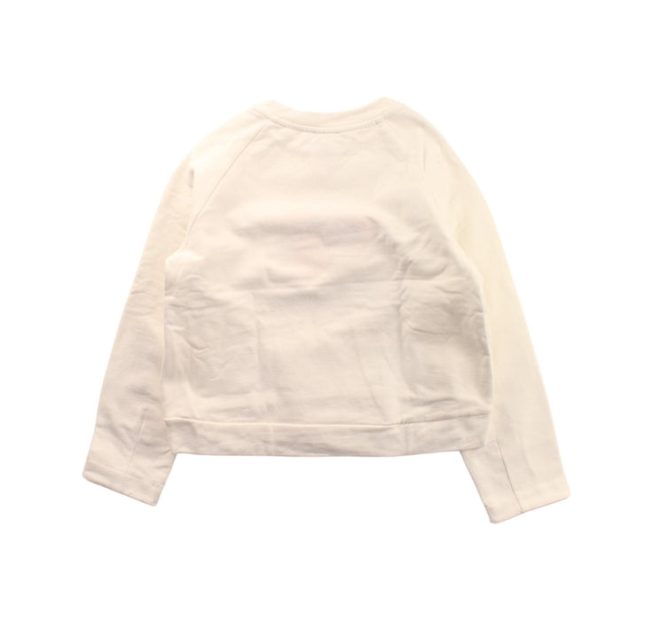 A White Long Sleeve Tops from Jacadi in size 8Y for girl. (Back View)
