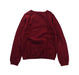 A Red Knit Sweaters from Jacadi in size 8Y for girl. (Back View)
