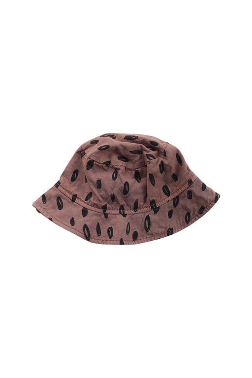 A Brown Sun Hats from Buho in size 3-6M for neutral. (Front View)