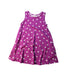 A Purple Sleeveless Dresses from Hanna Andersson in size 5T for girl. (Front View)