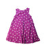 A Purple Sleeveless Dresses from Hanna Andersson in size 5T for girl. (Back View)