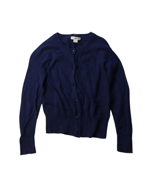 A Navy Cardigans from Crewcuts in size 4T for girl. (Front View)