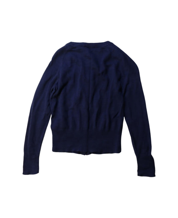 A Navy Cardigans from Crewcuts in size 4T for girl. (Back View)