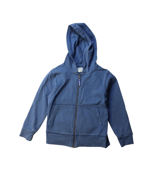 A Blue Hooded Sweatshirts from Crewcuts in size 4T for boy. (Front View)