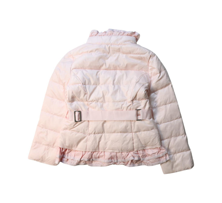 A Pink Puffer/Quilted Coats & Outerwear from Nicholas & Bears in size 6T for girl. (Back View)