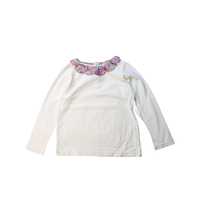 A Multicolour Long Sleeve Tops from Jacadi in size 4T for girl. (Front View)