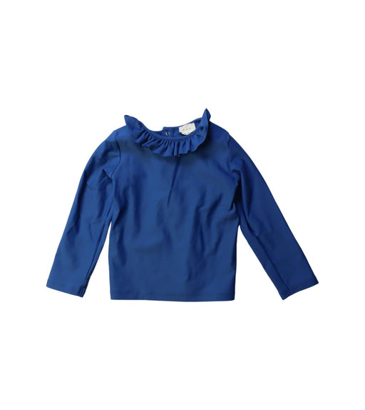 A Blue Rash Guards from Les Petits Dores in size 12-18M for girl. (Front View)