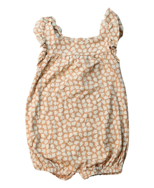 A Brown Sleeveless Rompers from Vertbaudet in size 3T for girl. (Front View)
