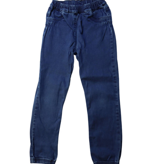 A Blue Jeans from Petit Bateau in size 6T for boy. (Front View)