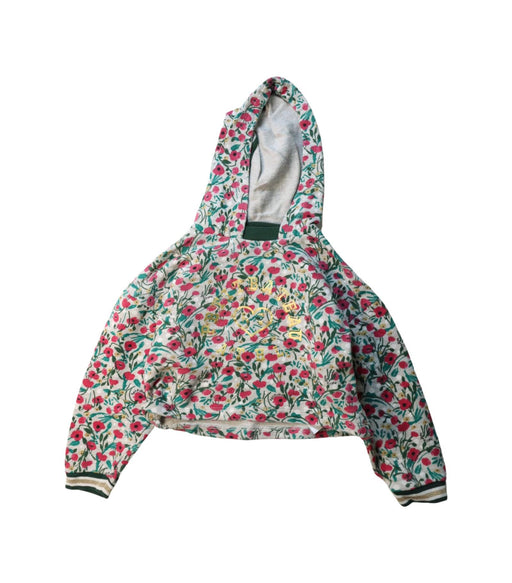 A Multicolour Hooded Sweatshirts from Petit Bateau in size 6T for girl. (Front View)