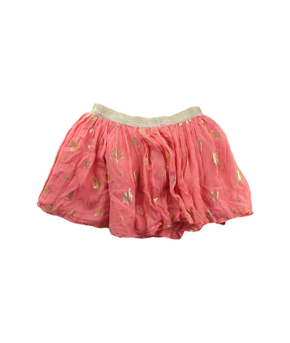 A Orange Tulle Skirts from Seed in size 6T for girl. (Back View)