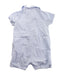 A Blue Short Sleeve Rompers from The Little White Company in size 6-12M for boy. (Back View)
