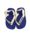 A Blue Flip Flops from Havaianas in size 12-18M for boy. (Back View)