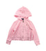 A Pink Zippered Sweatshirts from Polo Ralph Lauren in size 4T for girl. (Front View)