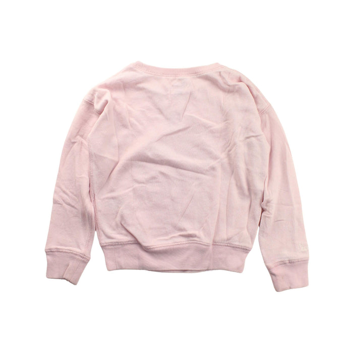 A Pink Crewneck Sweatshirts from Polo Ralph Lauren in size 5T for girl. (Back View)