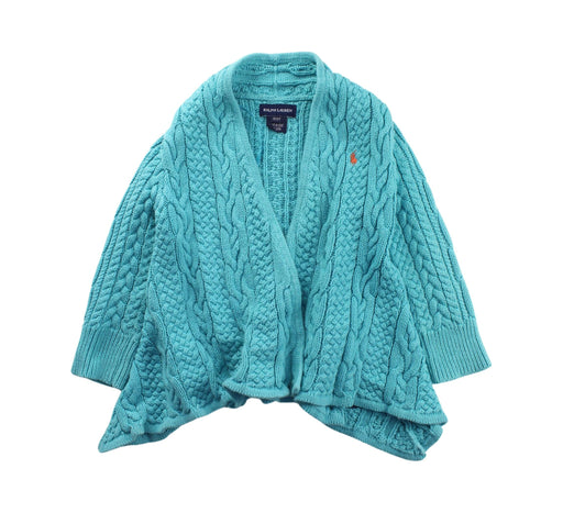 A Blue Cardigans from Ralph Lauren in size 3T for girl. (Front View)
