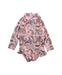 A Pink Swimsuits from Seed in size 18-24M for girl. (Front View)