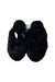 A Black Slippers from The Little White Company in size 11Y for girl. (Back View)