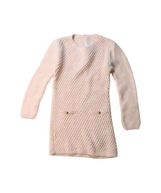 A Pink Sweater Dresses from Chloe in size 3T for girl. (Front View)