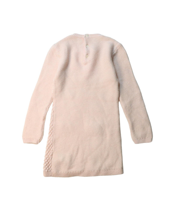 A Pink Sweater Dresses from Chloe in size 3T for girl. (Back View)