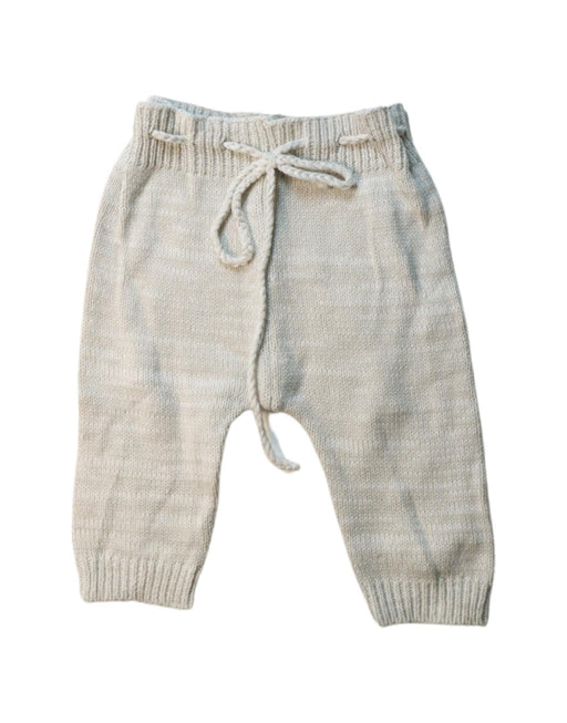 A White Sweatpants from Aosta in size 12-18M for neutral. (Front View)