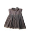 A Grey Short Sleeve Dresses from Château de Sable in size 12-18M for girl. (Front View)
