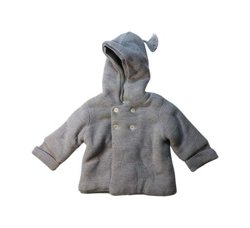 A Grey Lightweight Jackets from Jacadi in size 3-6M for neutral. (Front View)