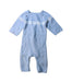 A Blue Long Sleeve Jumpsuits from Jacadi in size 3-6M for neutral. (Front View)