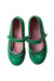 A Green Flats from Jacadi in size 4T for girl. (Back View)