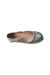 A Silver Flats from Jacadi in size 4T for girl. (Front View)