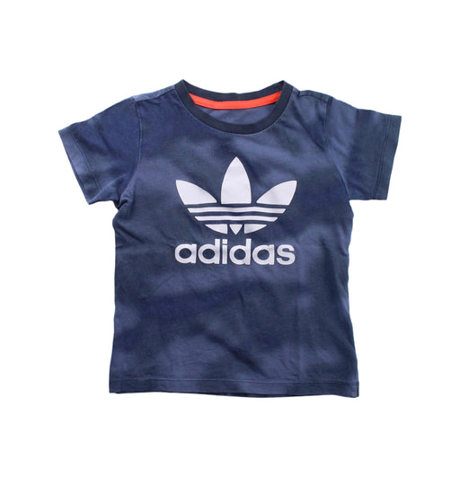 A Blue Short Sleeve T Shirts from Adidas in size 2T for boy. (Front View)