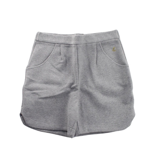 A Grey Shorts from Petit Bateau in size 10Y for girl. (Front View)