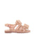 A Beige Sandals from Mini Melissa Vivienne Westwood in size 4T for girl. (Front View)