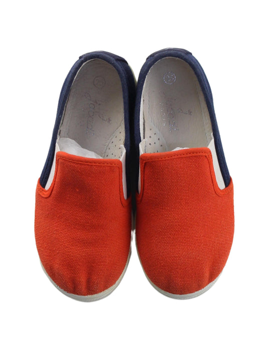 A Blue Slip Ons from Jacadi in size 3T for girl. (Back View)