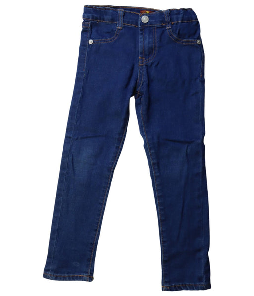 A Blue Jeans from 7 For All Mankind in size 4T for boy. (Front View)
