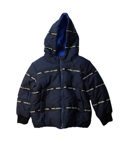 A Multicolour Puffer/Quilted Jackets from Little Marc Jacobs in size 4T for boy. (Front View)