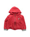 A Red Zippered Sweatshirts from Petit Bateau in size 4T for neutral. (Front View)