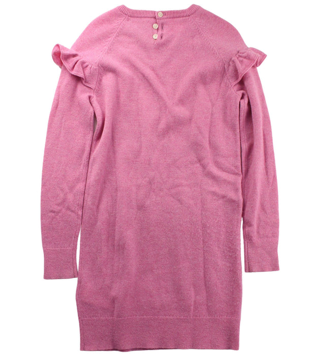 A Pink Sweater Dresses from Polo Ralph Lauren in size 6T for girl. (Back View)