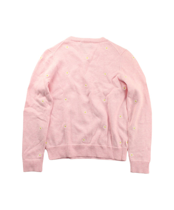 A Pink Knit Sweaters from Polo Ralph Lauren in size 7Y for girl. (Back View)