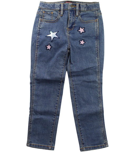 A Blue Jeans from Juicy Couture in size 4T for girl. (Front View)