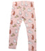 A Pink Leggings from Seed in size 2T for girl. (Back View)