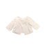 A White Long Sleeve Tops from Jacadi in size 6-12M for girl. (Front View)