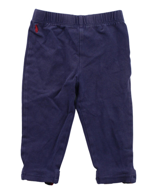 A Purple Sweatpants from Ralph Lauren in size 6-12M for girl. (Front View)