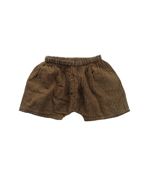 A Brown Shorts from Louis Louise in size 12-18M for girl. (Front View)