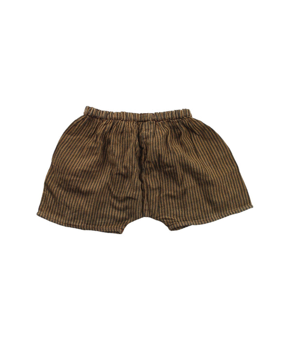 A Brown Shorts from Louis Louise in size 12-18M for girl. (Back View)