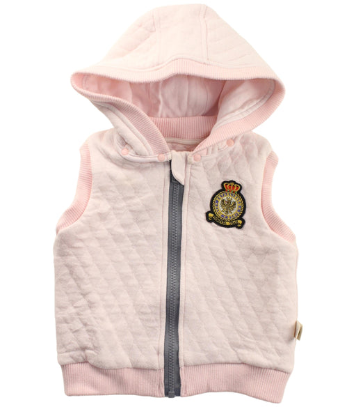 A Pink Outerwear Vests from Primeval in size 18-24M for girl. (Front View)