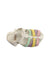 A White Sandals from Bibi in size 3T for girl. (Front View)