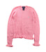 A Pink Knit Sweaters from Ralph Lauren in size 8Y for girl. (Front View)