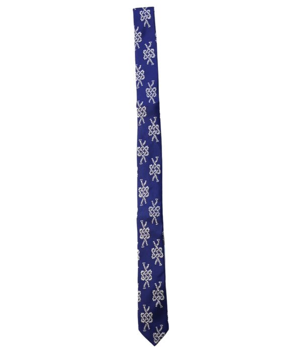 A Blue Ties from Crewcuts in size O/S for boy. (Front View)